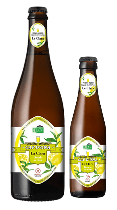 Bière Blonde au Citron BIO sans gluten