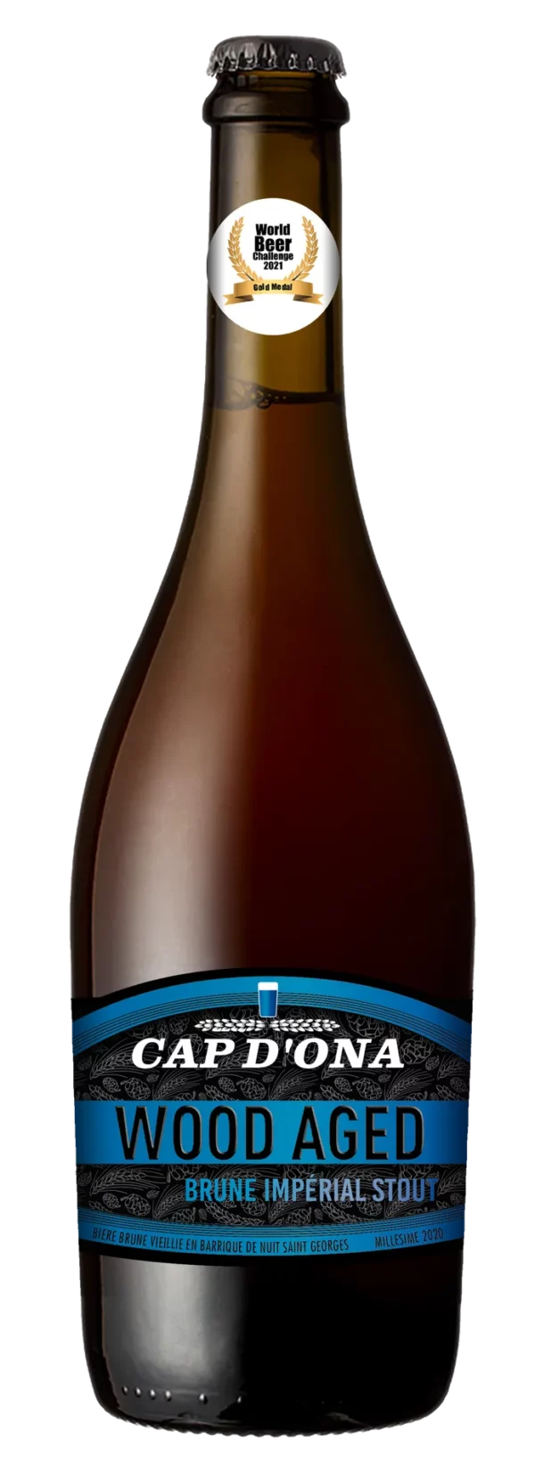 Bière Wood Aged Brune Impérial Stout
