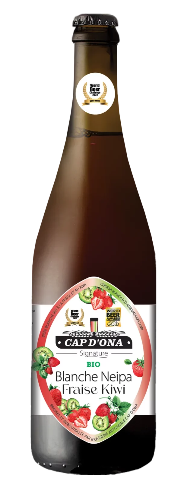 Bière Blanche NEIPA BIO Fraise Kiwi