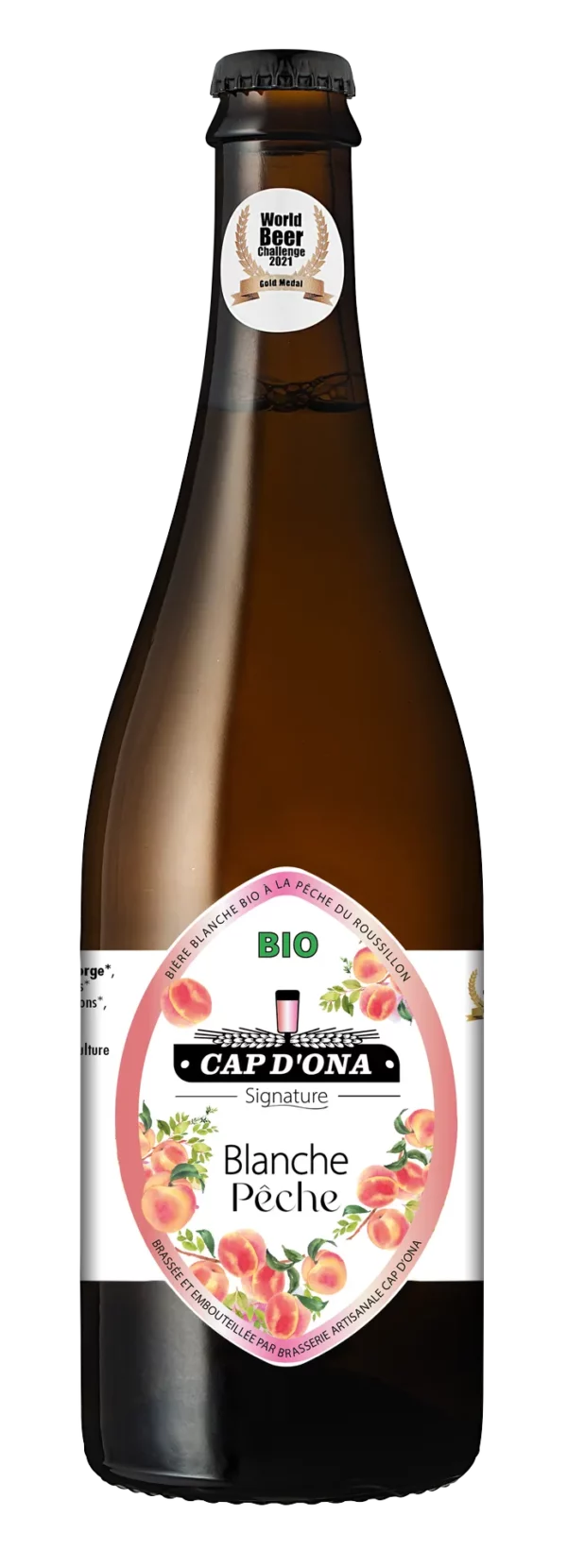 Bière Blanche BIO Pêche