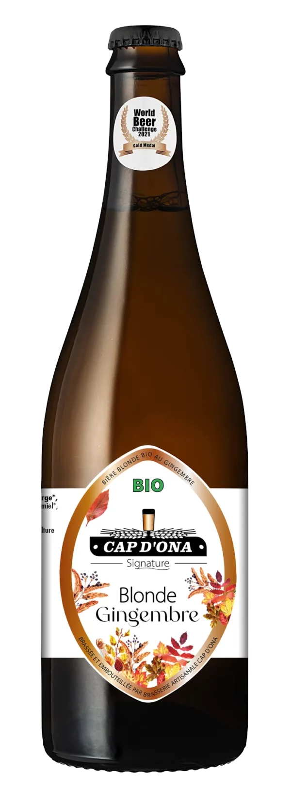 Bière Blonde BIO Gingembre