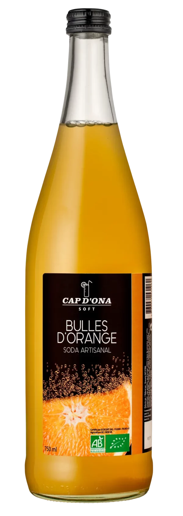 CAP D'ONA soft Bulles d'orange BIO
