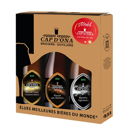 Coffret 3x75cl de Noël